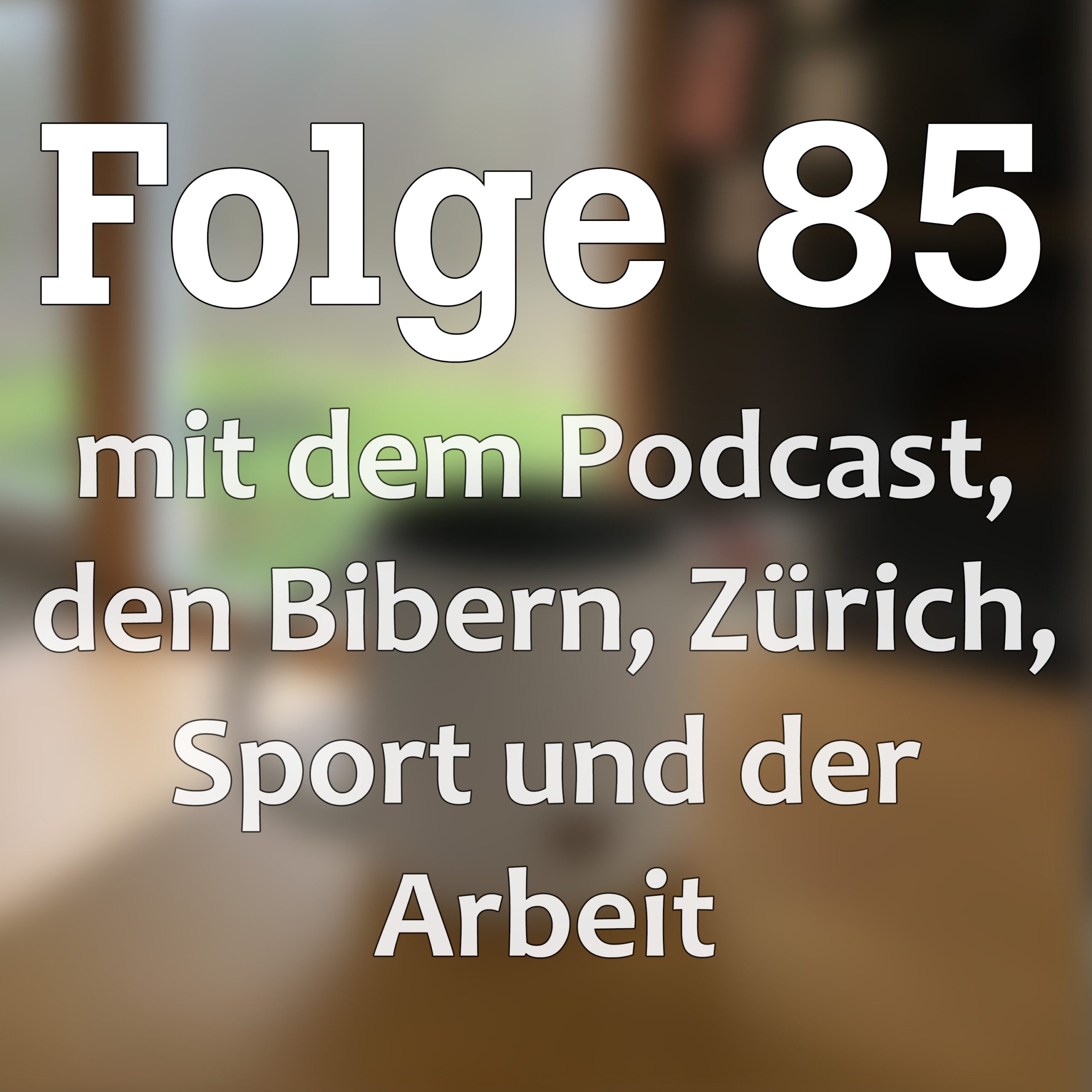 Folge 85 mit dem Podcast, den Bibern, Zürich, Sport und der Arbeit